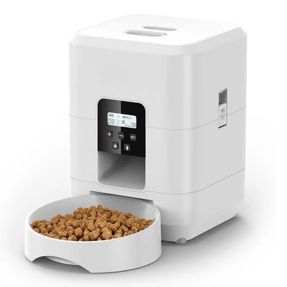 Alimentador inteligente para mascotas: ¡dispensador automático de comida para gatos y perros!