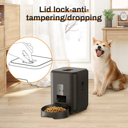 Alimentador inteligente para mascotas: ¡dispensador automático de comida para gatos y perros!